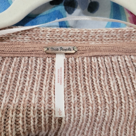 Free People When It Rains V Neck Sweater - Picture 10 of 12